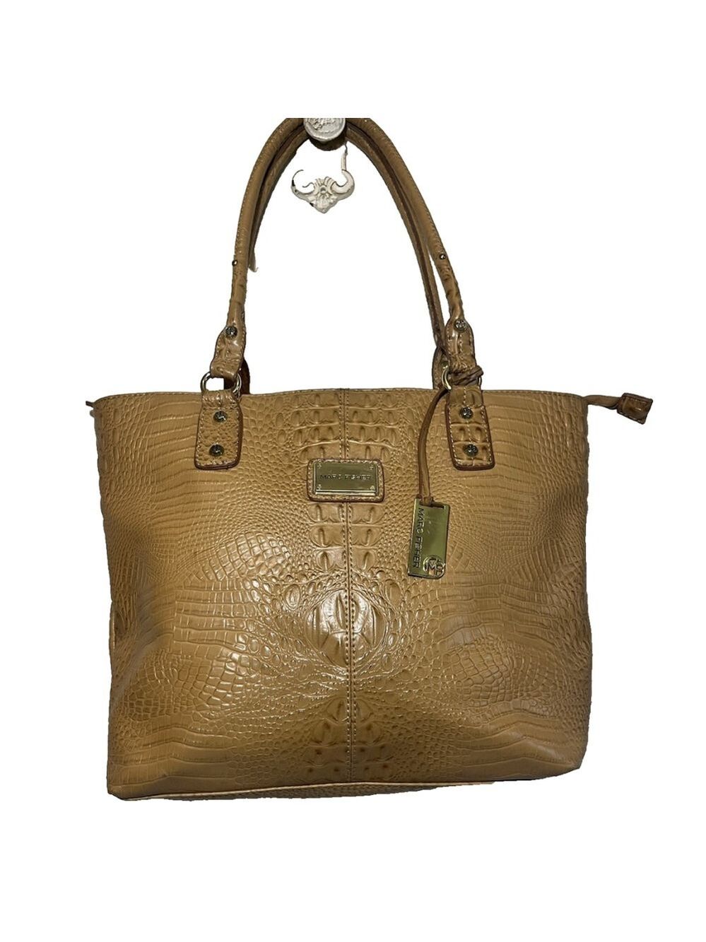 Marc Fisher croc embossed Tote Bag Purse
